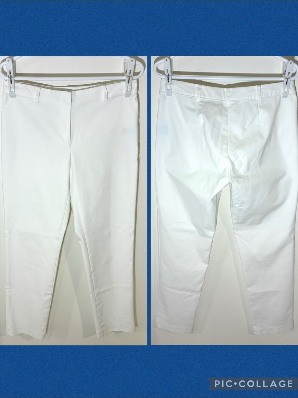J. McLaughlin White Ankle Pants